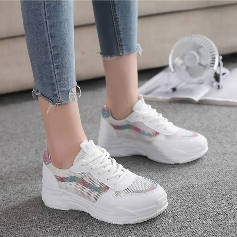 HEEGRAND/Женская обувь из сетчатого материала на толстой мягкой подошве с