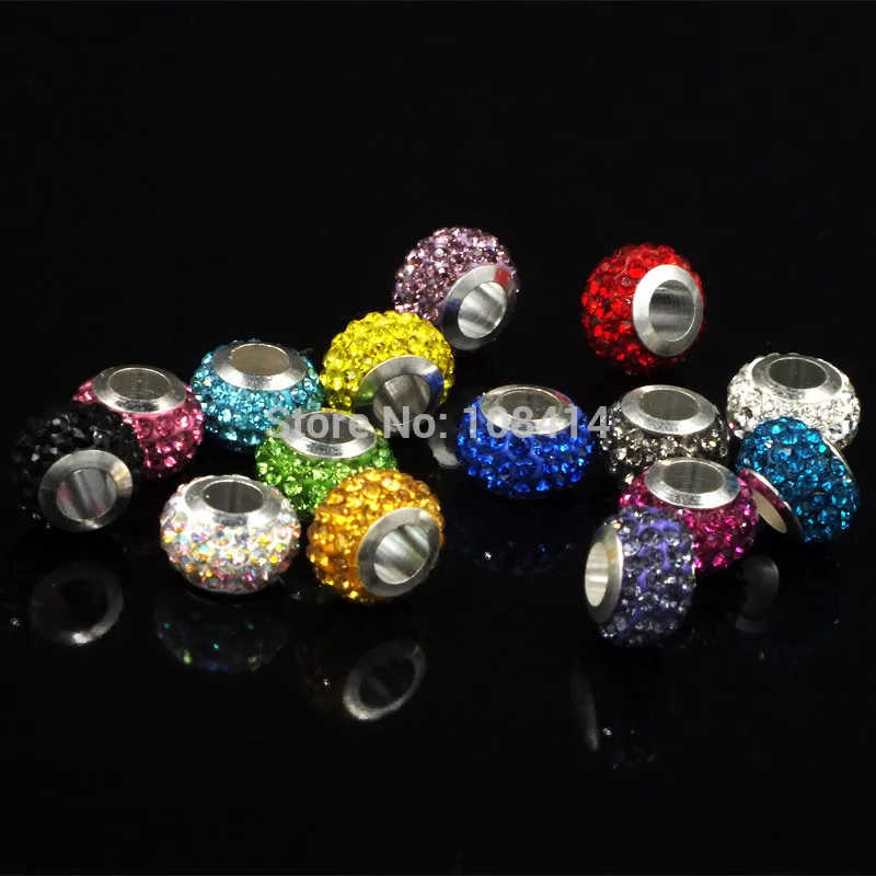 20 шт./лот 12*7 мм разноцветные посеребренные подвески из кристаллов и страз