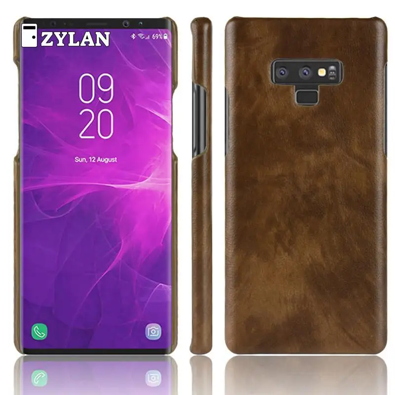 ZYLAN High Quality Hard Plastic &amp PU Leather Back Case Cover for Samsung Galaxy S9 Plus S10 Lite Note9 Note 9 | Мобильные