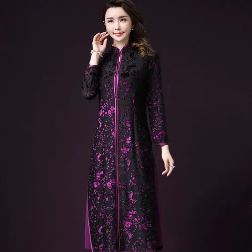 Женское винтажное длинное платье из хлопка и льна элегантный комплект двух