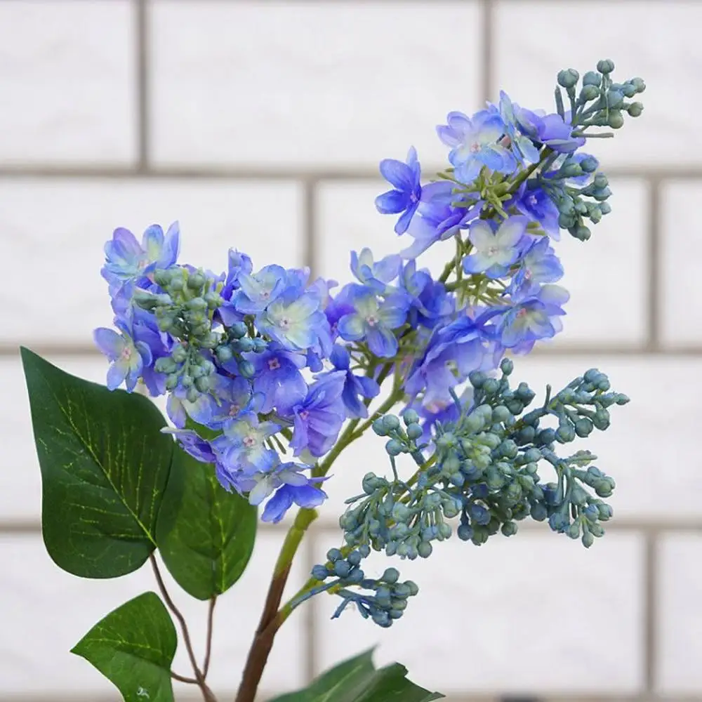 Искусственные сиреневые цветы 4 шт./лот красивые шелковые для дома свадебное