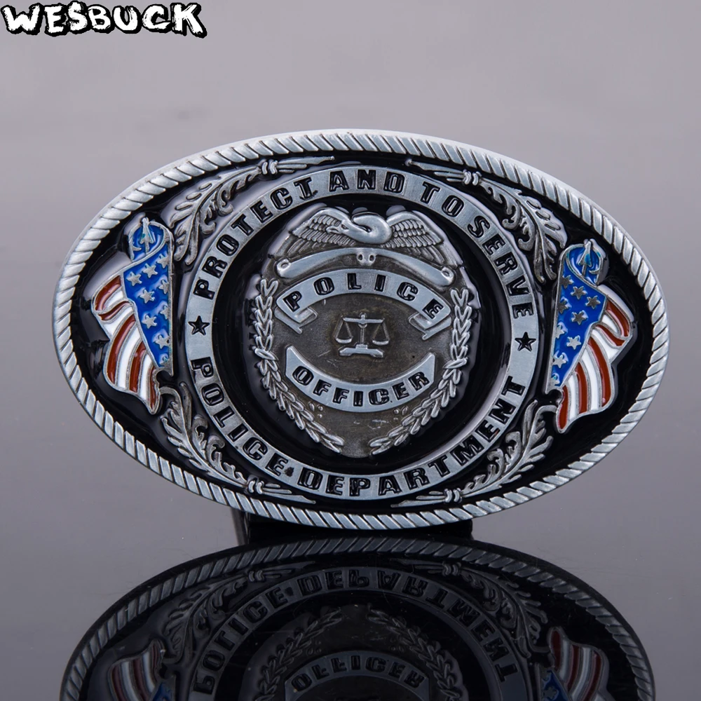 Американский флаг WesBuck брендовые металлические пряжки ремня с классными