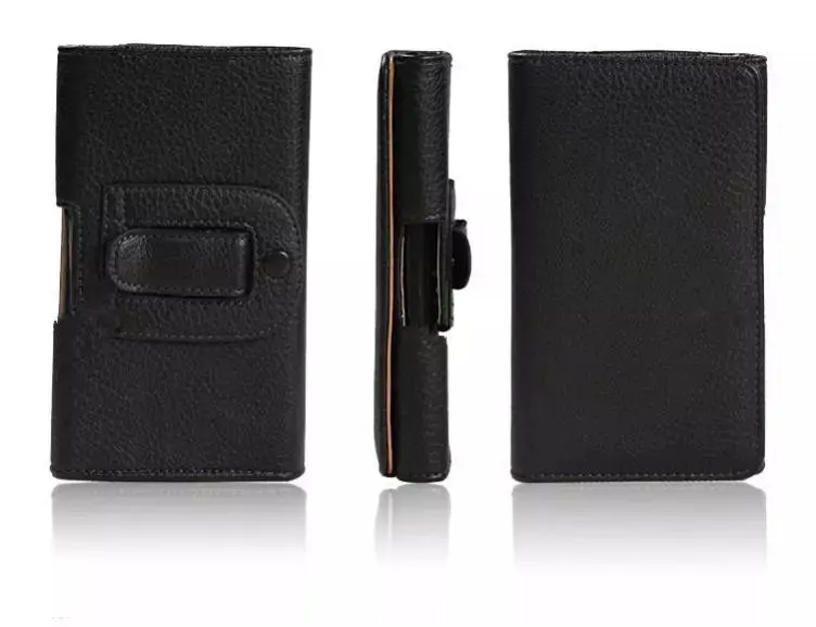 Искусственная кожа поясной крюк петля ремень Чехол кобура карман сумка