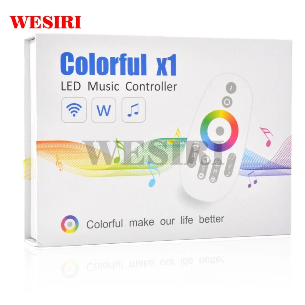 СВЕТОДИОДНЫЙ цифровой музыкальный контроллер WESIRI Colorful x1 DC5 12V WS2811/WS2812B с
