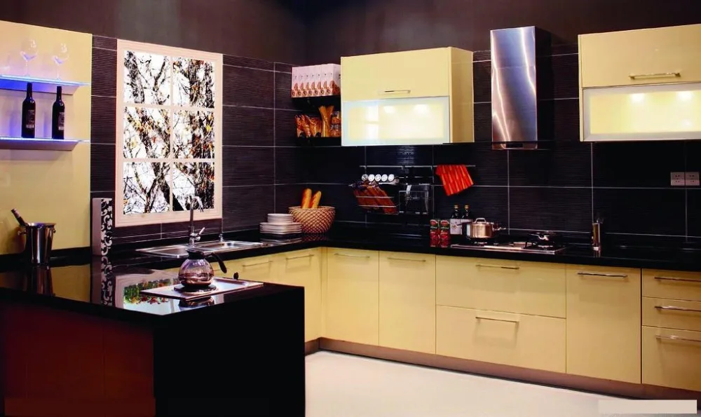 Modern L-shape kitchen cabinet E1 8169 | Обустройство дома