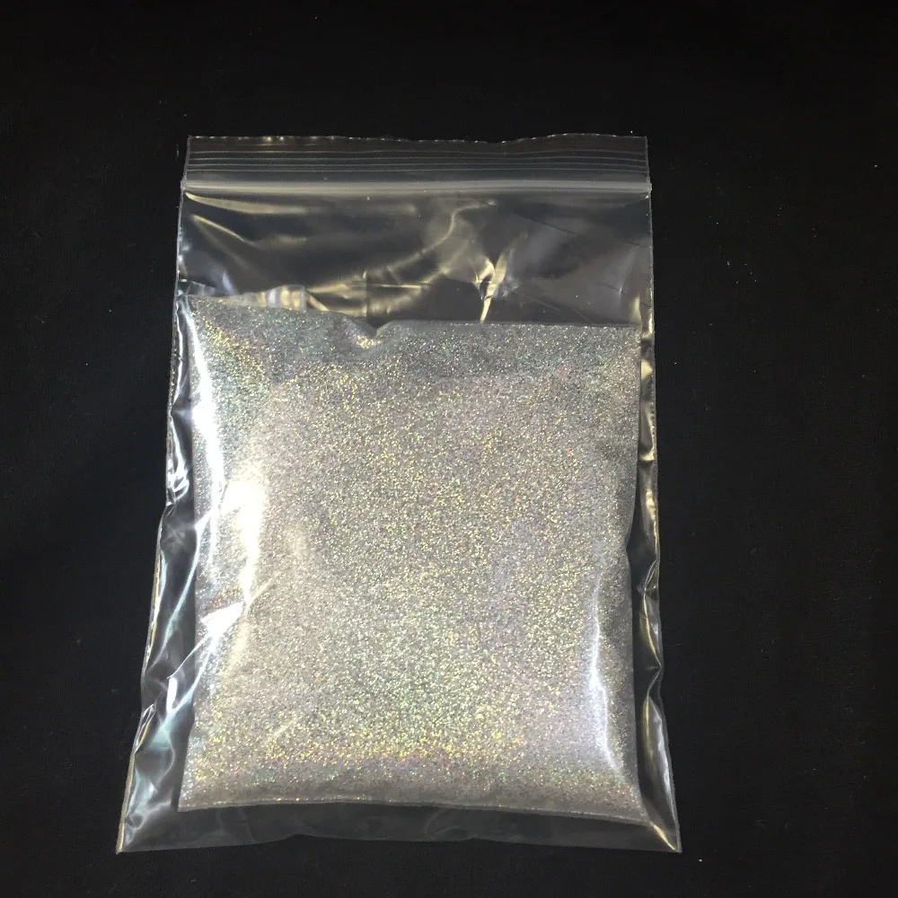 Лазерный порошок с серебряным жемчугом 100 г пигментным блеском блестящие