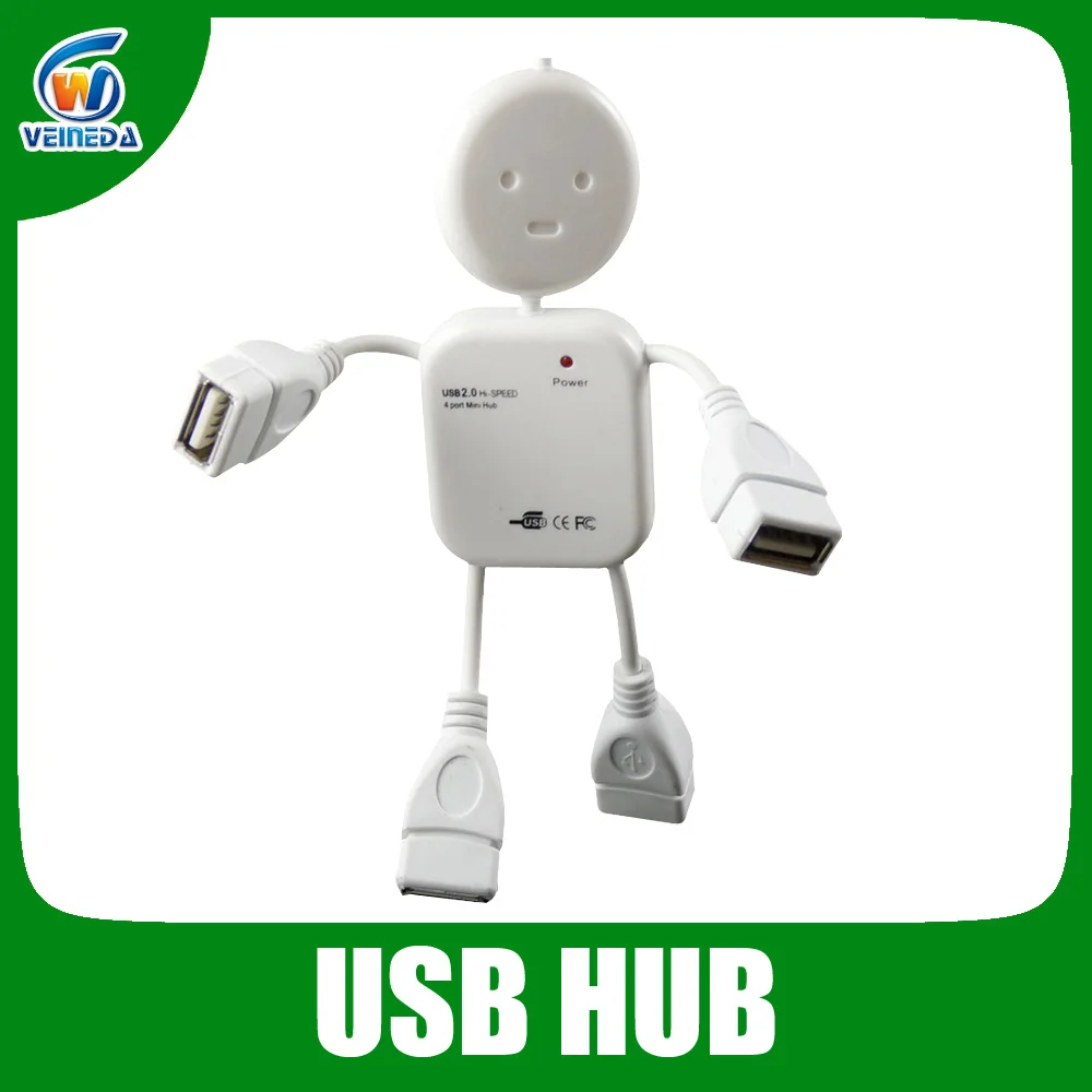 4 порта Суперскоростной usb-хаб 2,0 usb-разветвитель для периферийных устройств