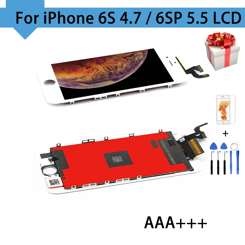 Проверенный 3D сенсорный экран для iPhone 6S Plus ЖК-дисплей качество AAA дигитайзер в