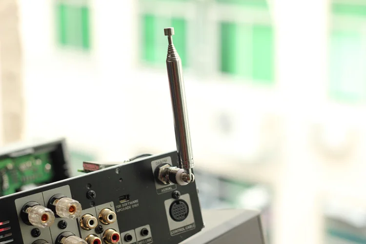 Новая замена чисто F соединение телескопическая антенна радио DAB FM 75 Ом Unbal подходит для всех F соединения