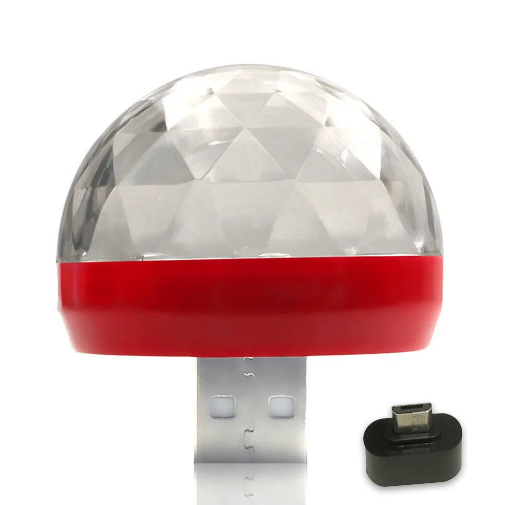 Вечерние украшения для салона автомобиля портативный разноцветный прожектор