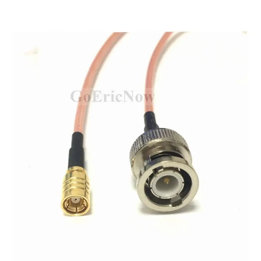 5 шт. RF коаксиальный 50 Ом BNC штекер к SMB разъем кабеля RG316 (50 см)|Соединители| |