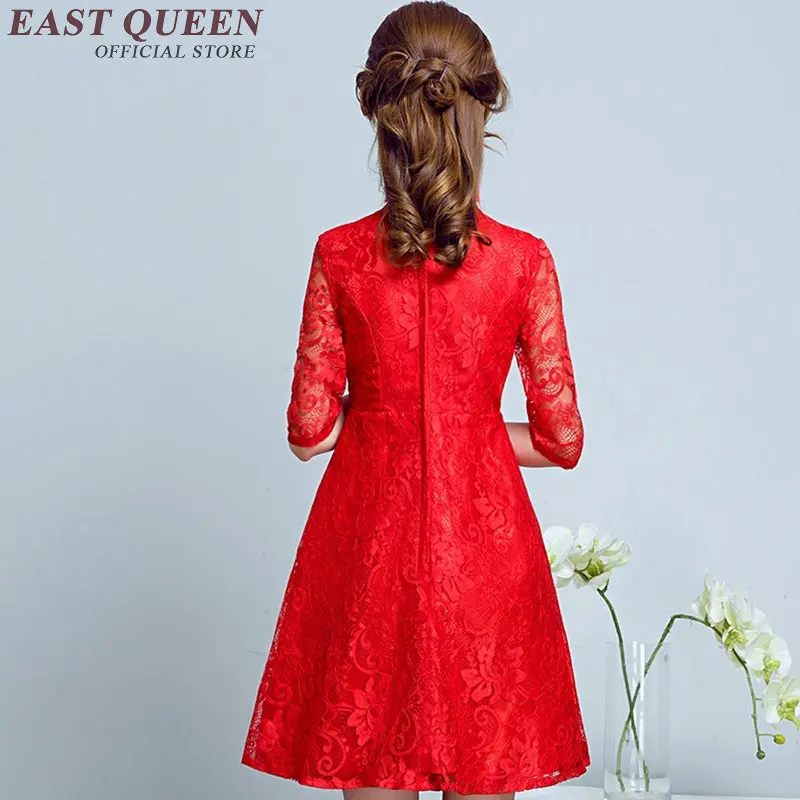 Новые китайские женские платья 2018 летние винтажные Ципао короткие улучшенные