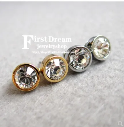 Лидер продаж модные изысканные маленькие серьги с флэш-сверлом DYRBERG/KERN |