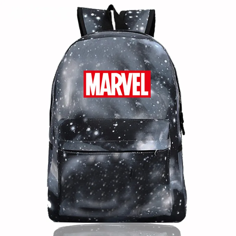 Style 3 Marvel Letter The Luminous Backpack School Bag Super Hero Student Kids Boys Girls School Bookbag Notebook Daily backpack Gift - Цвет: Style 3