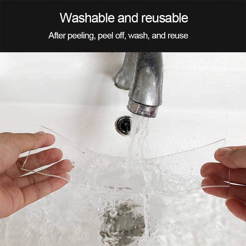 Многофункциональная нано лента не оставляющая следов скользящая липкая гелевая