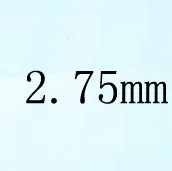 2.75mm 1000 шт 1А 0,8~ 3 мм белый кубический цирконий камень круглой формы Европа машина отрезать свободные CZ синтетический драгоценный камень для ювелирных изделий - Цвет: 2.75mm