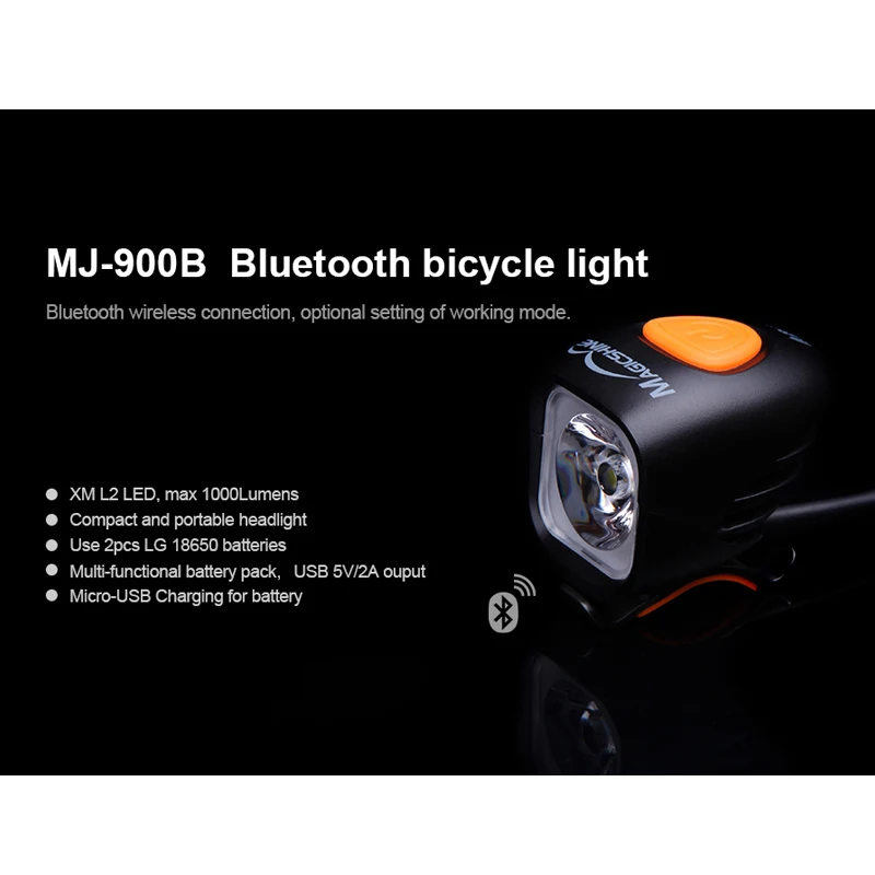 Велосипедный передний Bluetooth Фонарь Magicshine светодиодный велосипедный фонарь