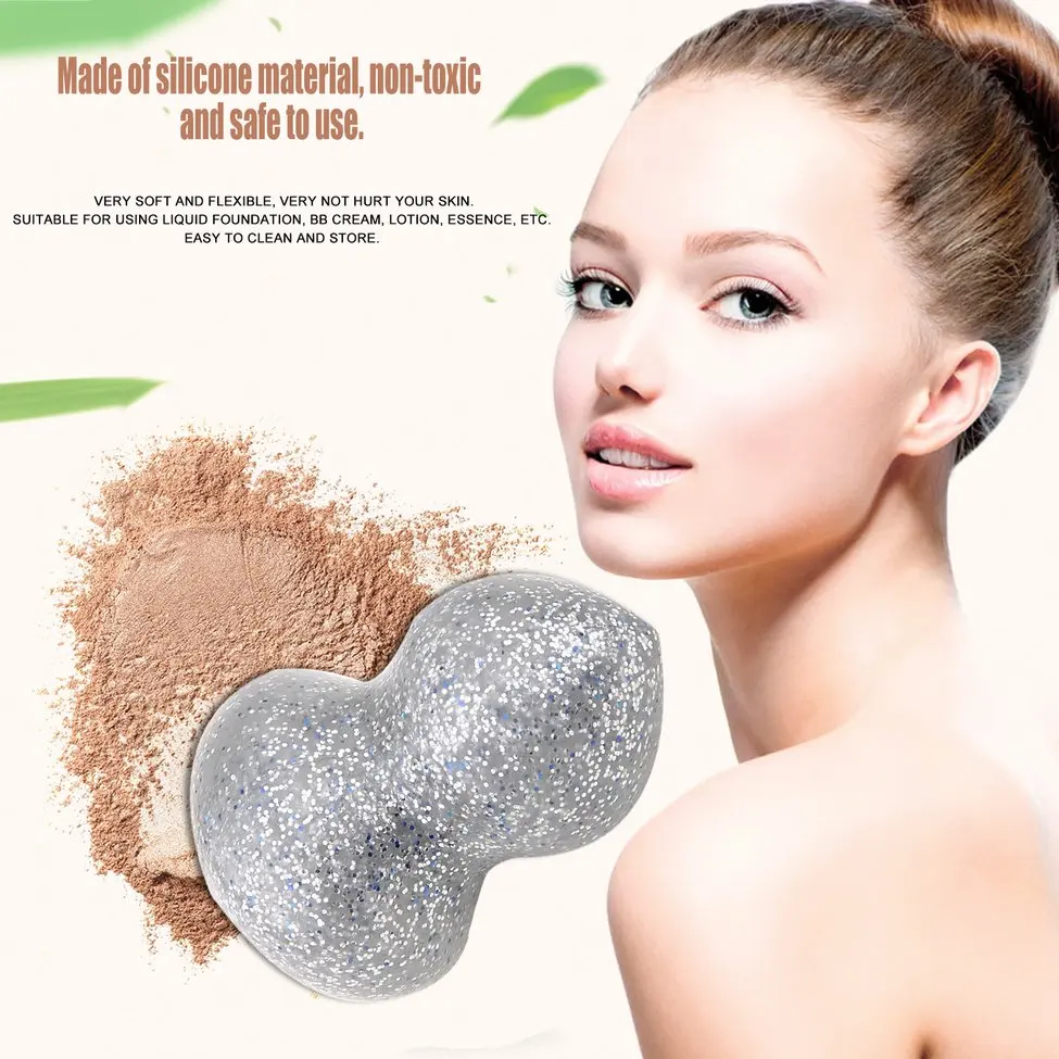 Маленькая милая Тыква Мягкий макияж Губка косметический спонж флаттер красота