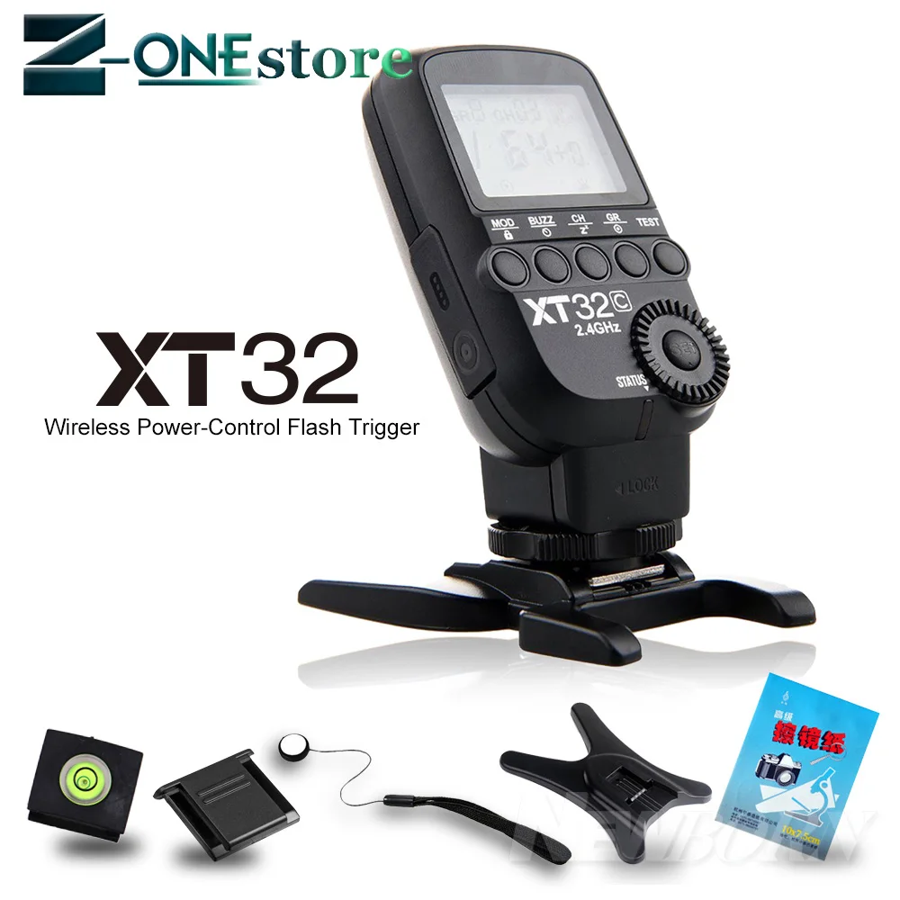 Godox XT32C 2 4G беспроводной 1/8000s высокоскоростной синхронизирующий триггер вспышки