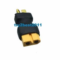 deans t plug male connector to xt60 female connector liponimh adapter wireless