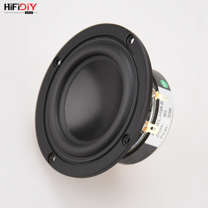HIFIDIY LIVE hifi 3,6 3,5 дюймов 93 мм полночастотный динамик 8OHM 30 вт высокий альт бас громкоговоритель H3A-B