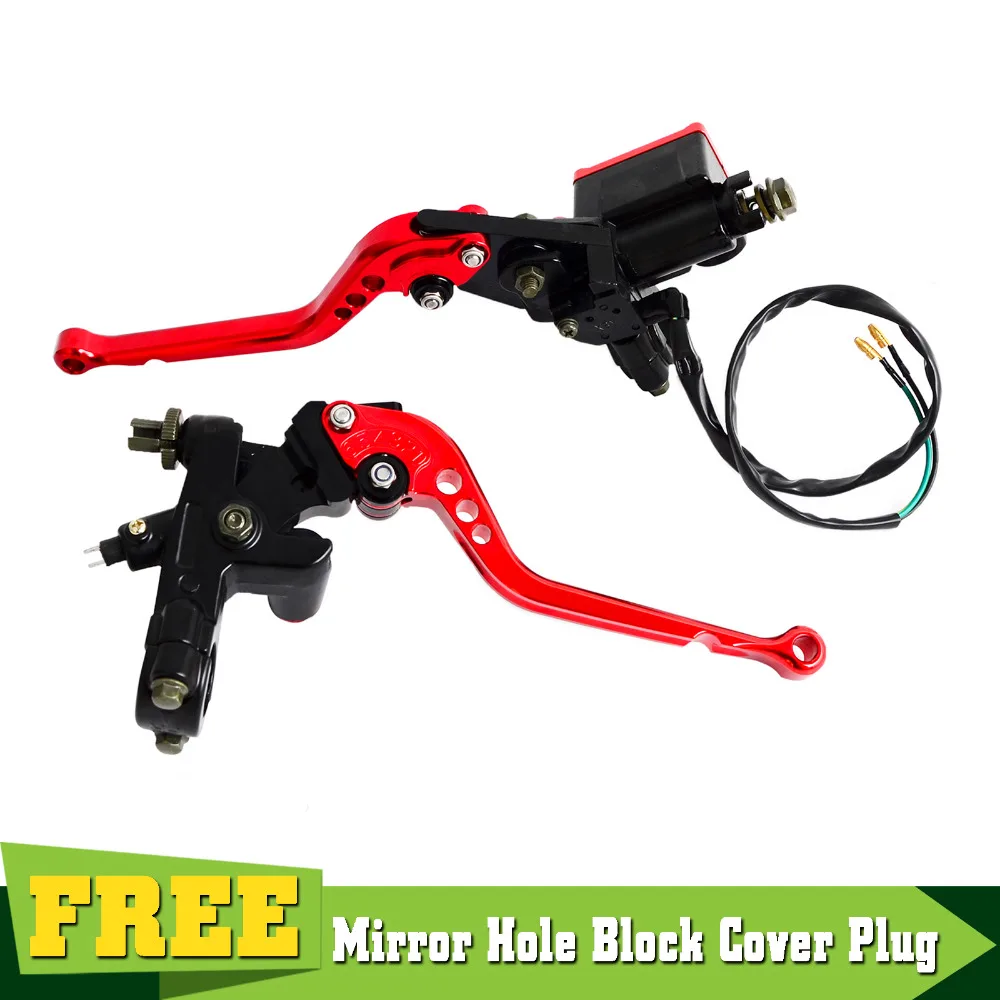 Универсальный 7/8 &quotрычаг главный цилиндр тормозной муфты набор резервуар для Honda