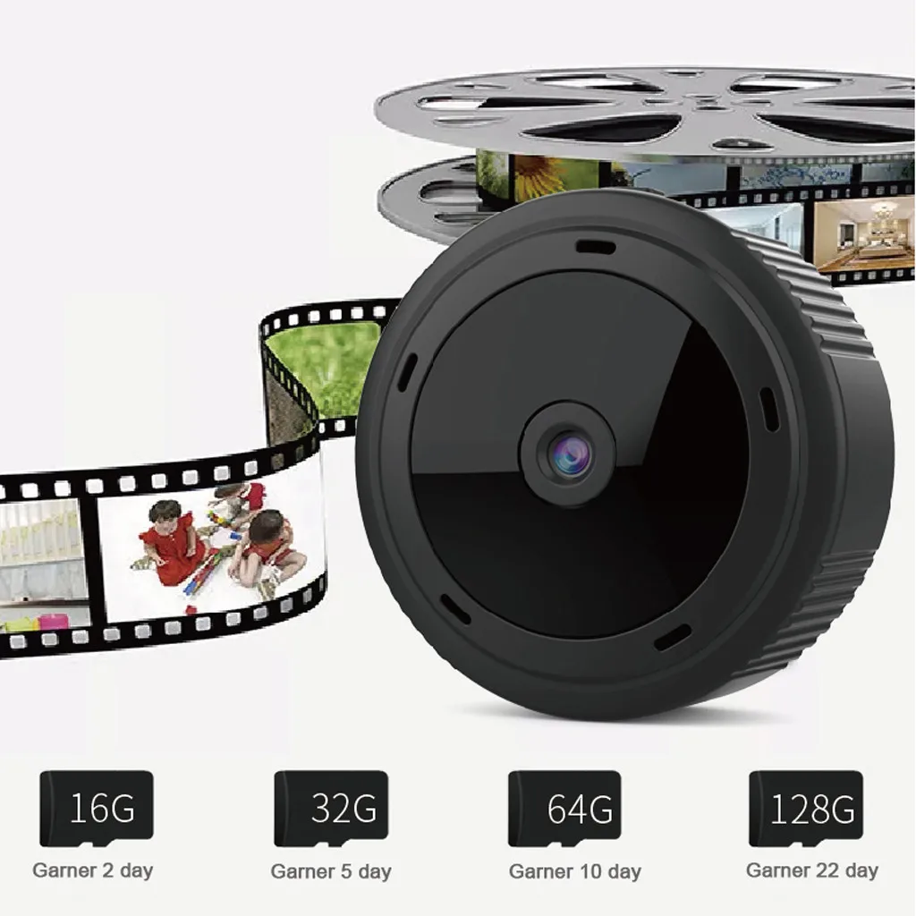 Мини камера wifi 2MP 1080 P Домашняя безопасность беспроводная маленькая инфракрасное