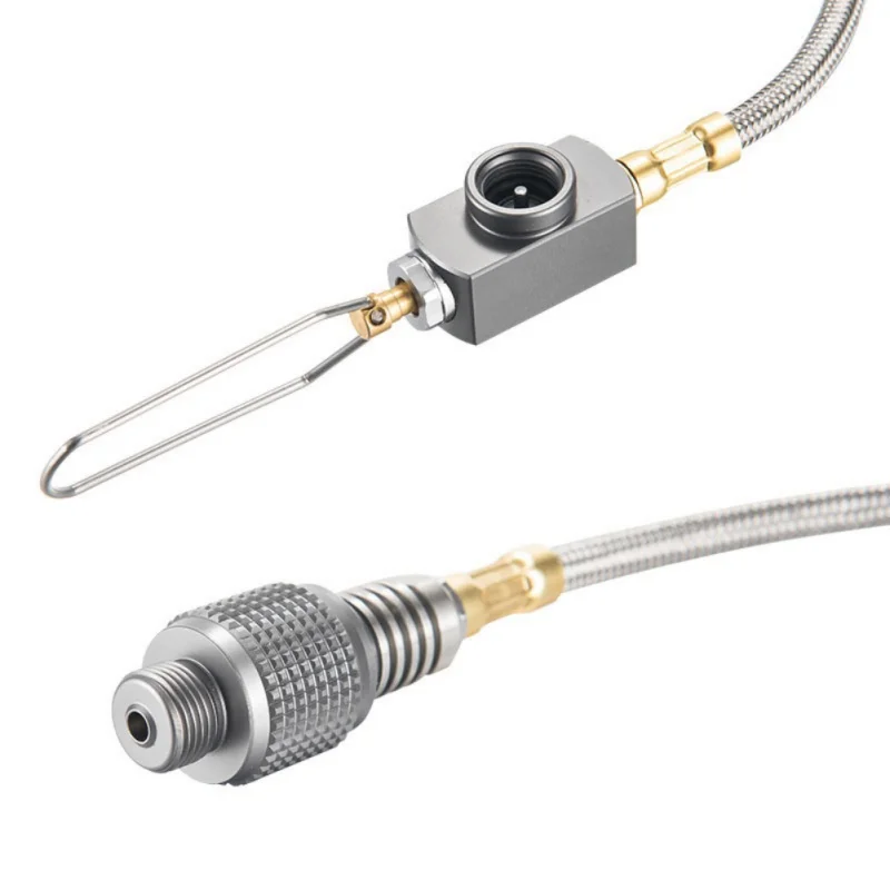 Новое поступление пропановый адаптер 85 см с плетеным шлангом из нержавеющей