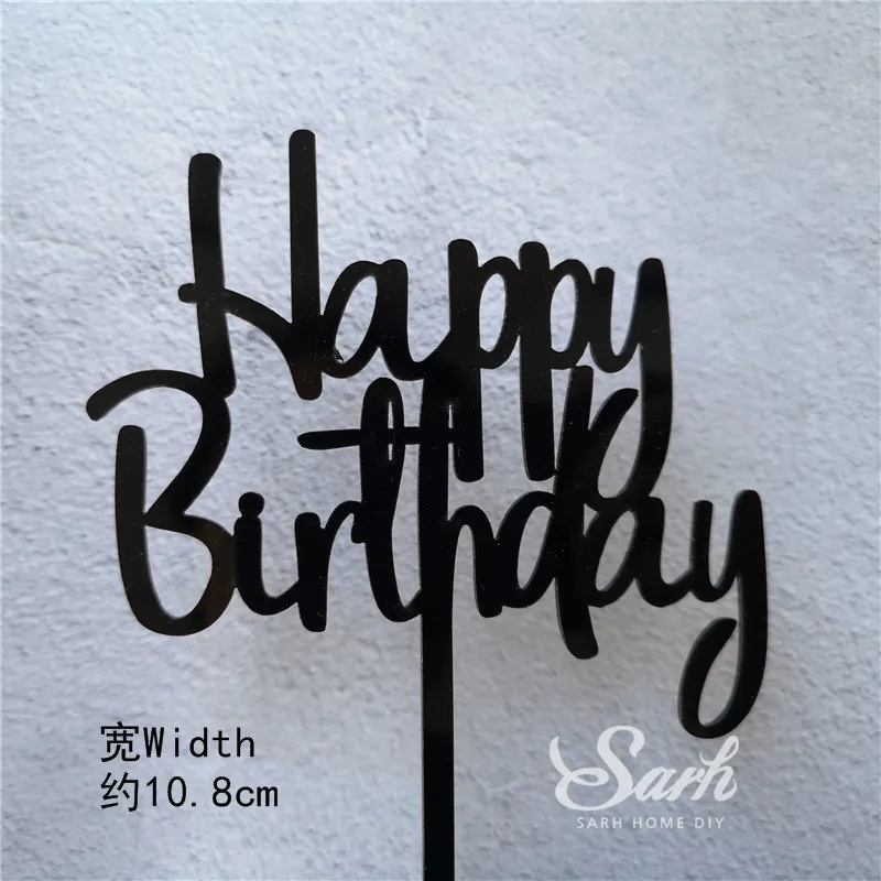 2pc birthday topper Красный флаг звезда астронавт украшения планеты Торт Топперы с днем рождения для дня детей вечерние принадлежности прекрасные подарки - Цвет: 2pc birthday topper