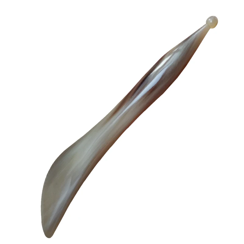 

Eye Massage Scrapping Stick Pen Acupuncture Point Massager Plate Natural For Buffalo Horn Face Body Slimming Beauty Guasha Care