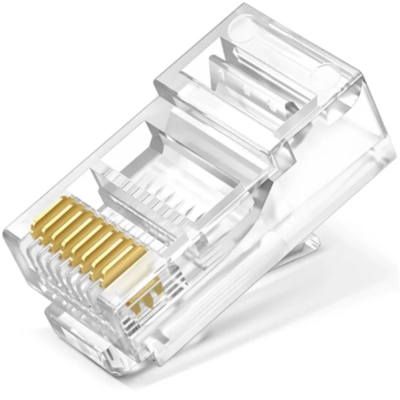 Джек RJ45 CAT 5e Коннекторы для сетевого кабеля 8P8C UTP неэкранированный переходник