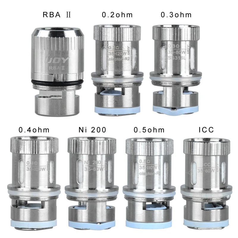5 шт. оригинальная катушка IJOY Reaper Plus RBA rebutigable двойная 0 15 Ом NICR 0.3ohm 316L 0.4ohm Clapton 0.2ohm