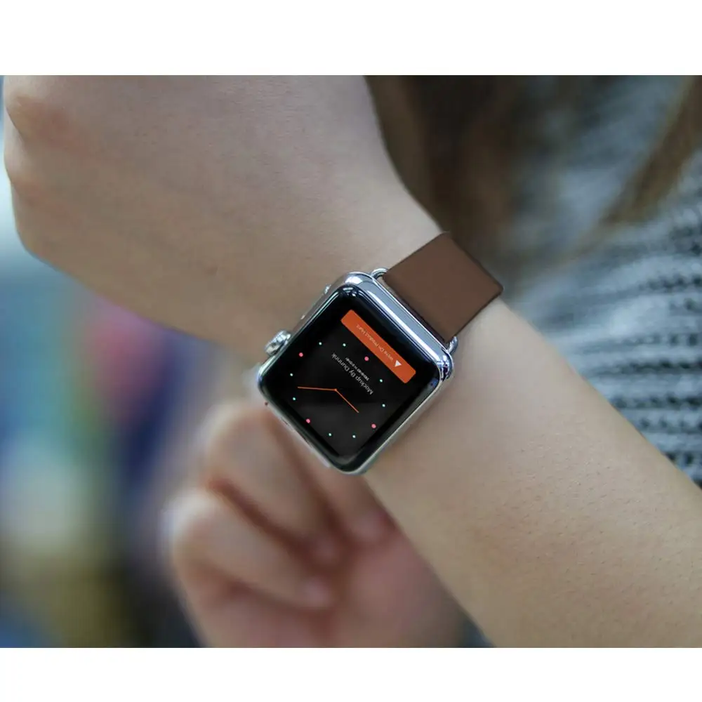Современный ремешок с пряжкой для apple watch 4 band 44 мм 40 iwatch 42 38 кожаный браслет correa 3 2 1