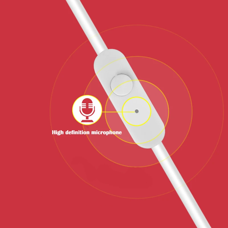 Наушники вкладыши Hi Fi EARDECO с микрофоном спортивные проводные наушники гарнитура
