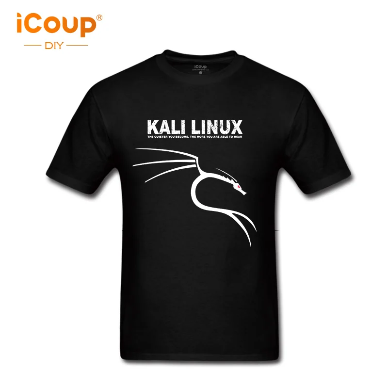 2018 iCoup Мужская Kali Linux мультфильм хлопок Высокое качество Повседневная