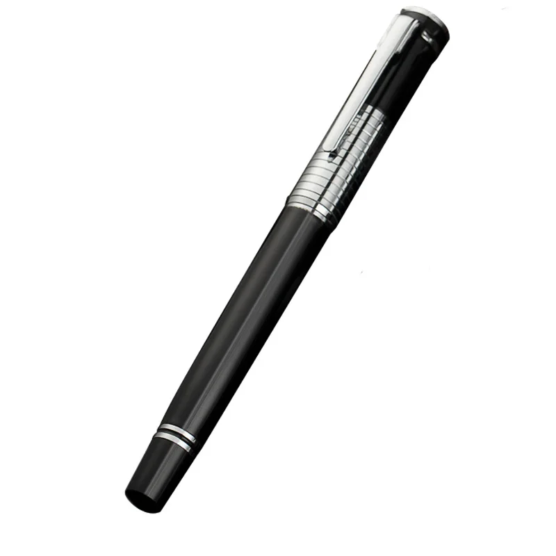 Wholesale Price 2pcs Black Metal Ballpoint pen / Roller ball Pen School Office Stationery Classic Writing Ball Pens Gift | Канцтовары