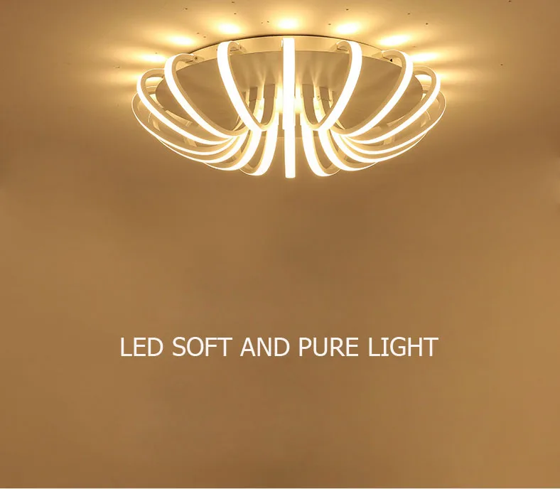 

Simple Creative Circular Ceiling light Lamp White Branch Acrylic novelty lighting With LED bulbs Bedroom Restaurant Lighting