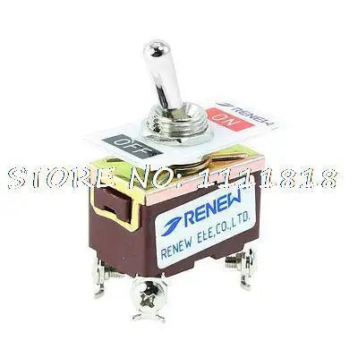 Панель монтируется DPST 2 Way SPST запирающий переключатель 15A/250VAC 20A/125VAC|Выключатели| |