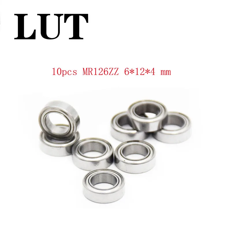 10 шт. миниатюрные шариковые подшипники MR126ZZ MR126 ZZ 6*12*4 мм 6x12x4 MR126z|Валы| |
