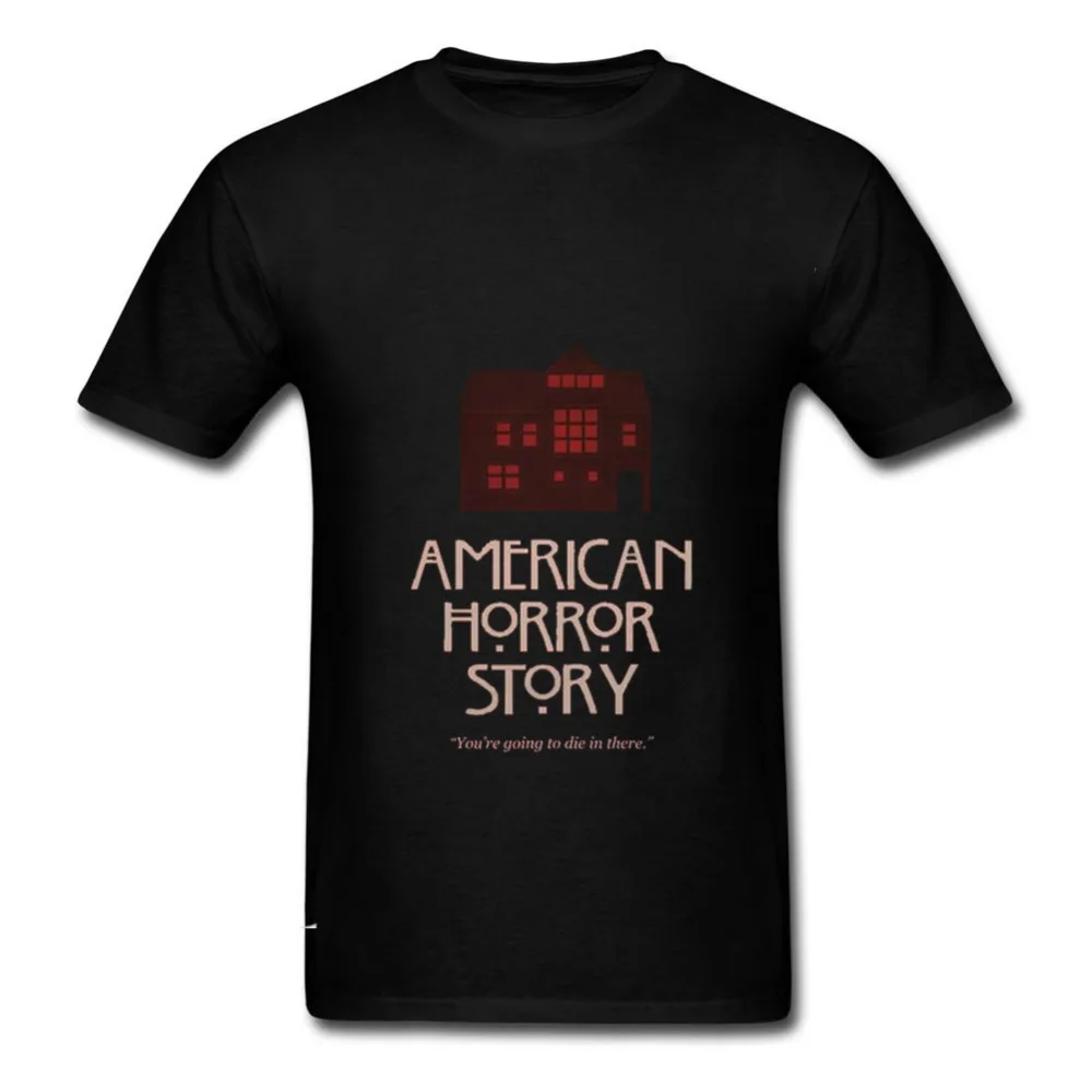 Новая Мода ужас футболка с короткими рукавами Для мужчин American Horror Story печать