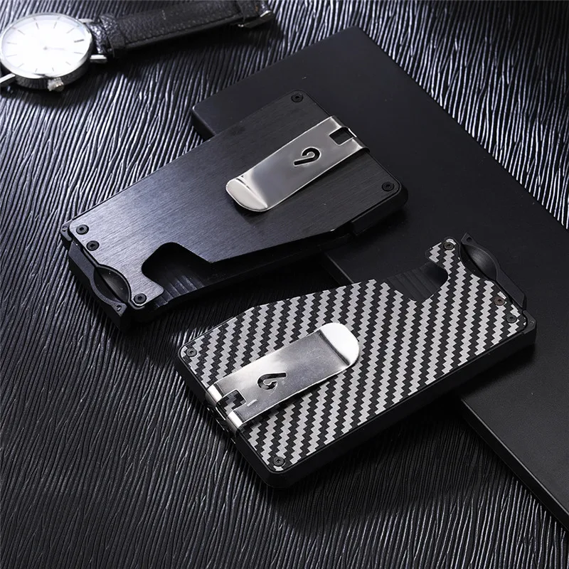2019 Новый кредитная карта RFID металлический держатель с Защита от кражи Бумажник
