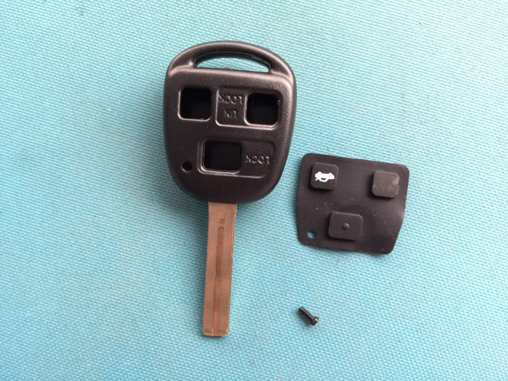 10 шт./лот Новый Сменный Чехол для Lexus 3 кнопочный корпус дистанционного ключа с