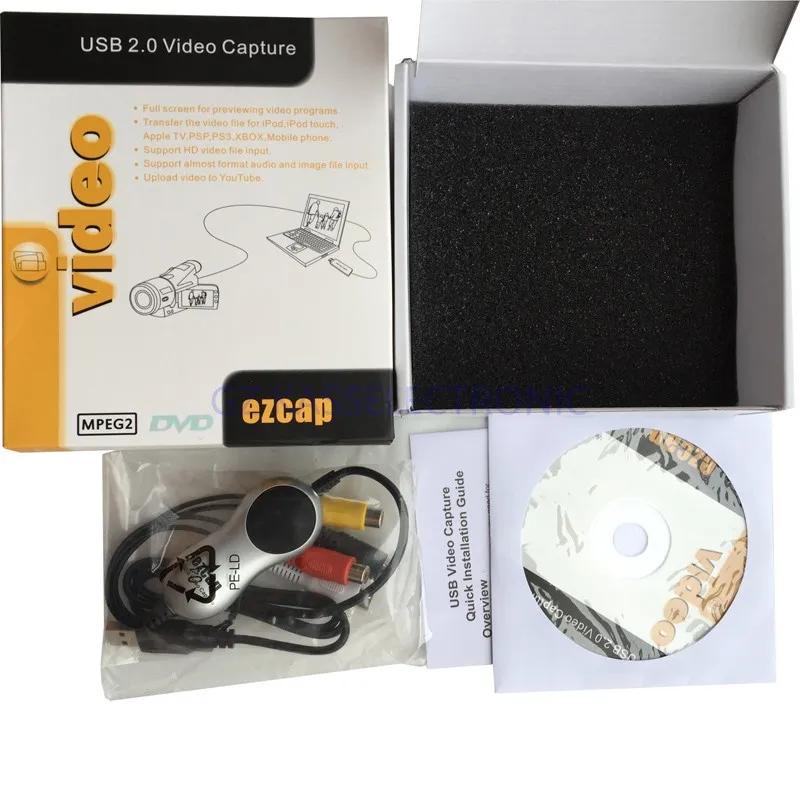 2017 Новый usb видео цифровой преобразователь преобразование аналогового аудио в ПК