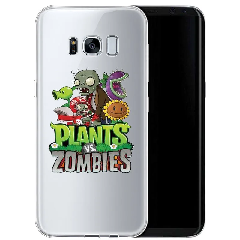 Мягкий Новый стиль Растения против Зомби для Samsung 2016 2017 A5 A7 J3 J5 J7 A6 A8 A6PIUS A8PIUS Core Prime