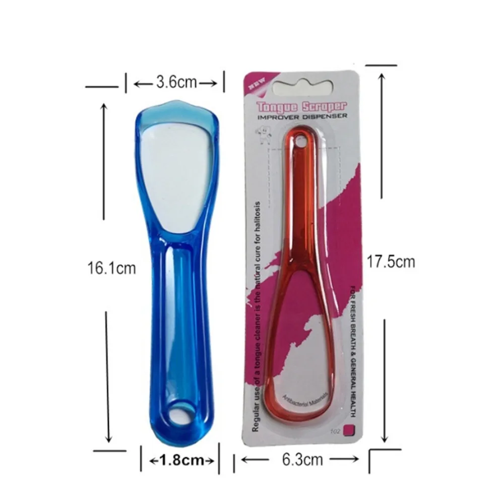 1Pcs Fashion Tongue Cleaner Bad Breath New Hot Away Hand Scraper Brush Handle Oral Hygiene Dental Care Cleaning | Бытовая техника