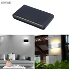 Наружный водонепроницаемый IP65 Настенный светильник 6 Вт12 Вт светодиодный настенный светильник Современный внутреннийнаружный вверх вниз сад крыльцо бра алюминиевый настенный светильник