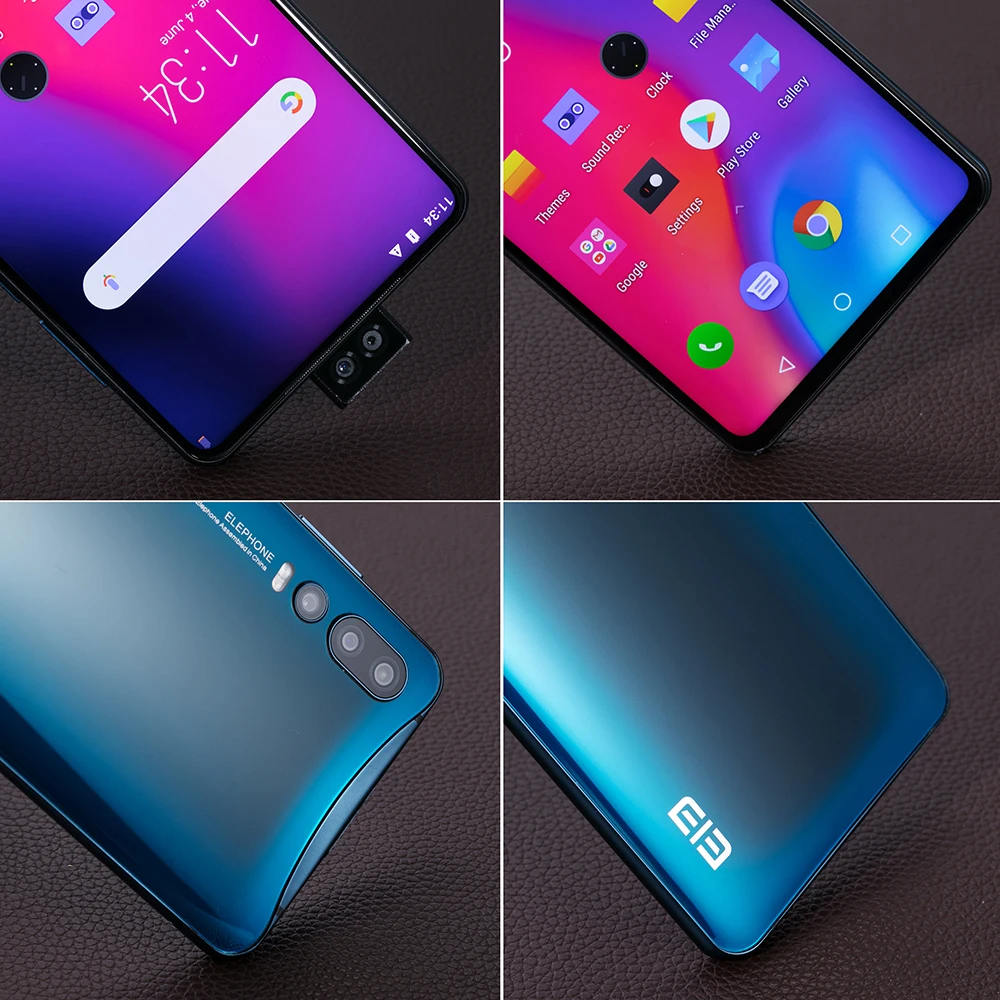 Мобильный телефон Elephone U2, 6,26 дюймов, FHD+ экран, 4 Гб ОЗУ, 64 Гб ПЗУ, Восьмиядерный процессор MT6771T, Android 9,0, смартфон Face ID 4G LTE
