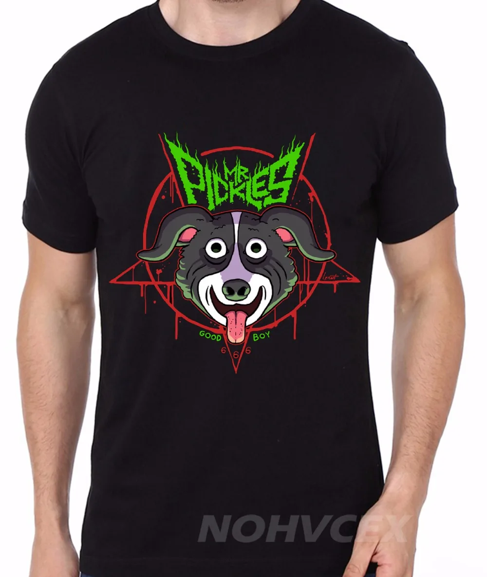 Mr. Pickles модная футболка с коротким рукавом и круглым вырезом