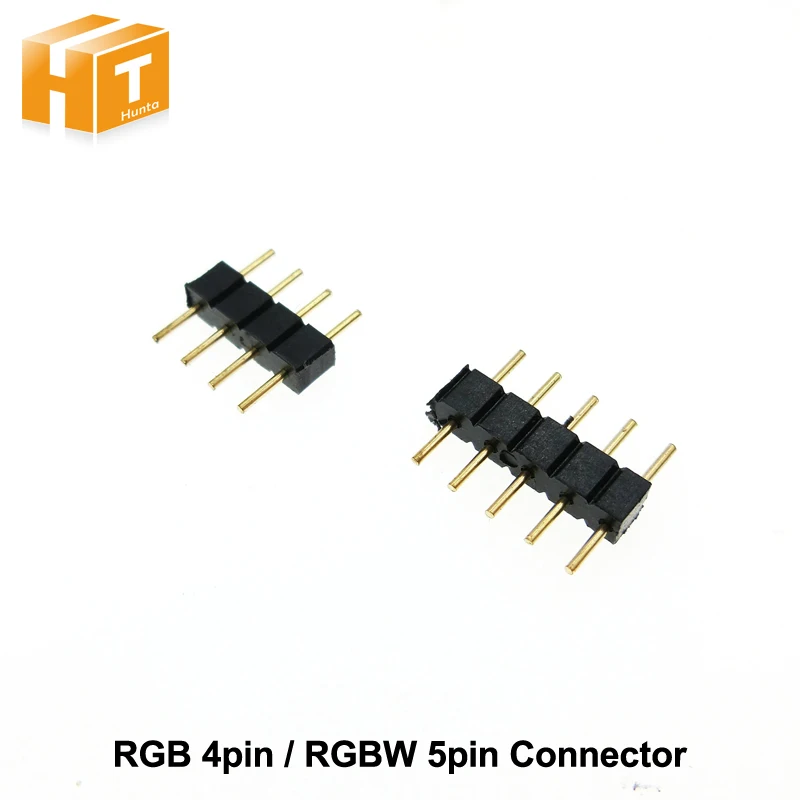 4pin RGB / 5pin RGBW разъем иглы для светодиодной ленты 10 шт./лот|needle roller and cage assemblies|connector