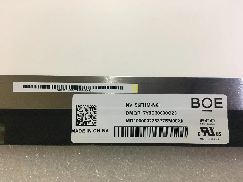 ЖК экран 15 6 дюйма NV156FHM N61 V8.0 FHD IPS 72% X 30 контактов матовая панель NTSC замена
